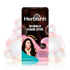 Bubble Foam Hair Dye Color Shampoo Cream.