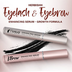 Herbishh Eyelash & Eyebrow Enhancing Serum Combo eyecare.