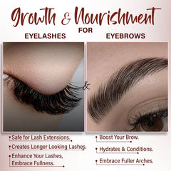 Herbishh Eyelash & Eyebrow Enhancing Serum Combo 