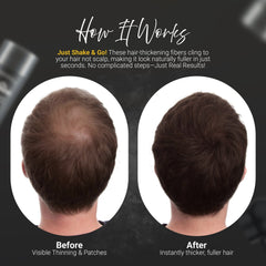 12 gm Herbishh Koloret Hair Building Fibers – Dark Brown Hair care.