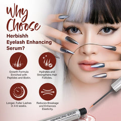 Herbishh Eyelash Enhancing Serum visible growth