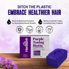 Purple Toning Biotin Conditioner Bar