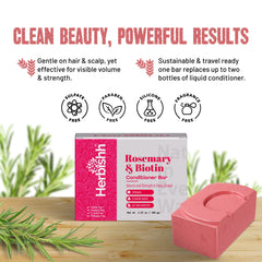 Rosemary & Biotin Conditioner Bar - Herbishh