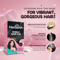 Bubble Foam Hair Dye Color Shampoo Cream.