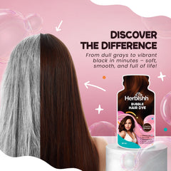 Bubble Foam Hair Dye Color Shampoo Cream.