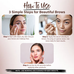 Herbishh Eyebrow Enhancing Serum easy to use