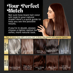 Chestnut Brown Hair Color Shampoo 500ml- Herbishh