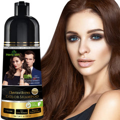 Chestnut Brown Hair Color Shampoo-200ml Hair Dye.