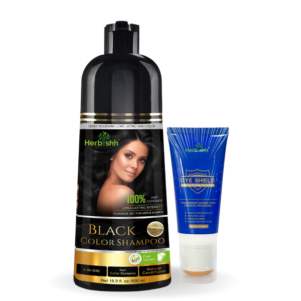 Hair Color Shampoo & Hair Dye Defender Combo