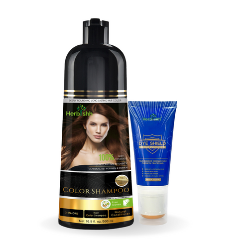 Perfect Hair Care Combo - Hair Color and Dye Defender - Herbishh Hair Dye.