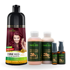 AS - Color Shampoo & Hair Volumizing Kit - HERBISHH Hair Dye.