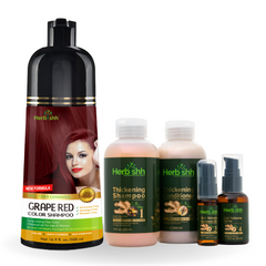 AS - Color Shampoo & Hair Volumizing Kit - HERBISHH Hair Dye.
