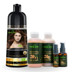 Color Shampoo & Hair Volumizing Kit - HERBISHH Hair Dye.