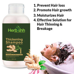 AS - Luxurious Combo -Thick Set, Ginger Oil & Argan Oil - Herbishh Health & Beauty.