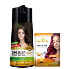 PPD Free Natural Hair Dye Color Shampoo - Herbishh Hair Dye.