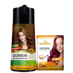 PPD Free Natural Hair Dye Color Shampoo - Herbishh Hair Dye.
