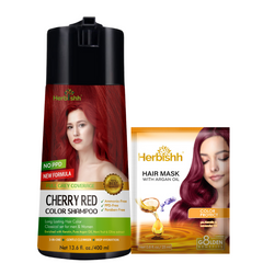 PPD Free Natural Hair Dye Color Shampoo - Herbishh Hair Dye.