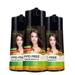 Buy 3 PPD Free Color Shampoos = Get 2 Free Hair Mask Hair Dye.