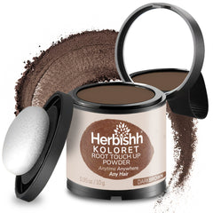 Herbishh Koloret Root Touch-Up Powder – Dark Brown 10 gm Hair care.