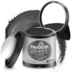 Herbishh Koloret Root Touch-Up Powder – Natural Black 10 gm Hair care.