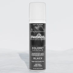 Koloret Quick Root Touch Up Hair Color Spray Black-Herbishh