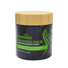 2pcs Keratin Argan Hair Mask - Herbishh Cream.