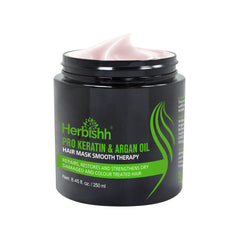 2pcs Keratin Argan Hair Mask - Herbishh Cream.