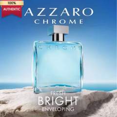 Azzaro Chrome Eau de Toilette 100ml Men's Fresh Citrus Aquatic Cologne