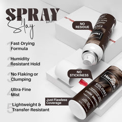 Koloret Quick Root Touch Up Hair Color Spray Dark Brown- Herbishh