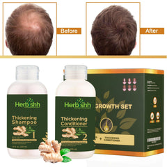 AS - Luxurious Combo -Thick Set, Ginger Oil & Argan Oil - Herbishh Health & Beauty.