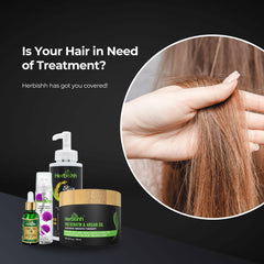 Rehab combo for overly treated hair - Herbishh Hair care.