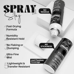 Koloret Quick Root Touch Up Hair Color Spray Black-Herbishh