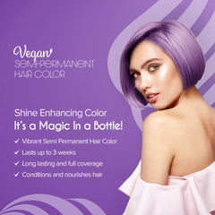 Herbishh Koloret Semi Permanent Hair Color -Periwinkle Hair care.