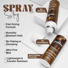 Koloret Quick Root Touch Up Hair Color Spray Medium Brown- Herbishh