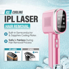 Herbishh IPL Laser Hair Removal Device- PINK