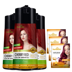 Buy 3 PPD Free Color Shampoos = Get 2 Free Hair Mask Hair Dye.
