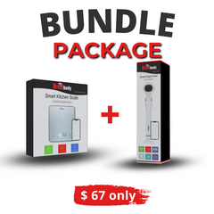 Bundle - Bisonbody Digital Height Ruler + Smart Kitchen Scale