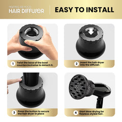 Herbishh Hair Dryer Diffuser Hair Accessories.