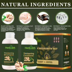 Buy Thick Set and get free Hair Mask - Herbishh Hair Dye.