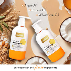 Herbishh Argan Oil Shampoo & Conditioner Hair care.
