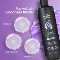 Herbishh Koloret Semi Permanent Hair Color -Periwinkle Hair care.