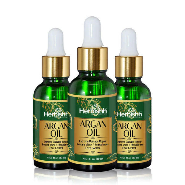 3pcs Organic Argan Oil - Herbishh