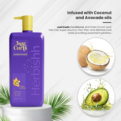 Herbishh Just Curls Conditioner coconut 