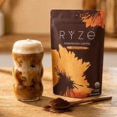 Organic RYZE Mushroom Coffee 30 Servings Instant Mushroom Coffee Mix 6.35 oz New