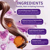 Keratin Shampoo & Conditioner Set | Repair & Smooth Dry Damaged Hair | Hydrating Anti-Frizz Hair Care Duo