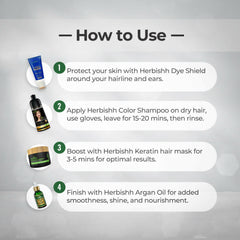 Gray Free Hair Combo - Herbishh Hair Dye.
