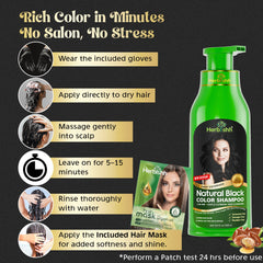 BUY 1 Bottle of 500ml  Color Shampoo- Herbishh
