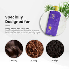 Just Curls Deep Conditioner - Herbishh Hair care.