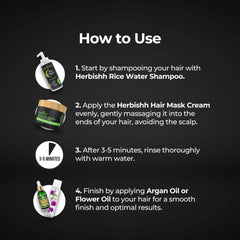 Rehab combo for overly treated hair - Herbishh Hair care.