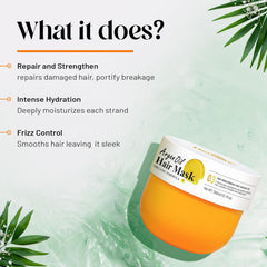 Herbishh argan oil hair mask-300ml Hair Accessories.